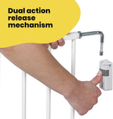 Safety 1st Wall Fix Extending Metal Gate - White