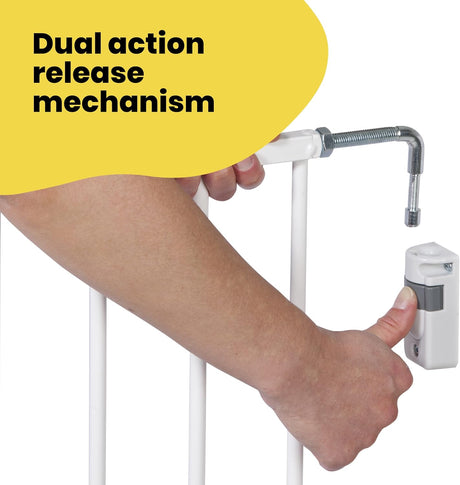 Safety 1st Wall Fix Extending Metal Gate - White