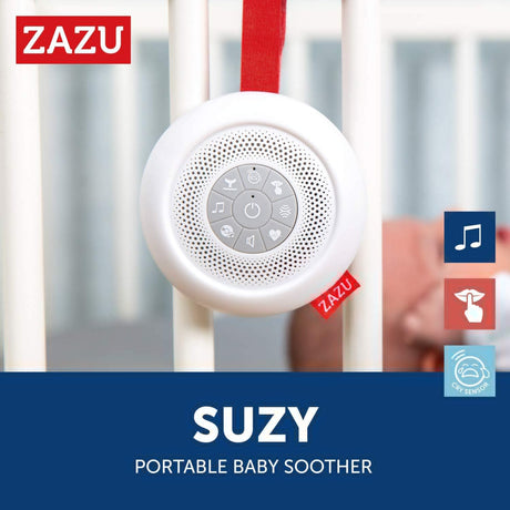 ZAZU Suzy Portable Baby Soother with White Noise & Cry Sensor