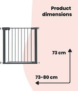 Safety 1st SecureTech Easy Close Metal Pressure Safety Gate (73-80cm)