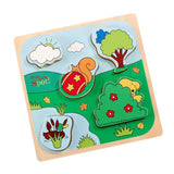 Rainbow Designs Spot Wooden Shape Puzzle