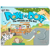 Melissa & Doug Poke-A-Dot Interactive Book, The Wheels on the Bus Wild Safari