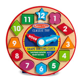 Melissa & Doug Shape Sorting Educational Clock