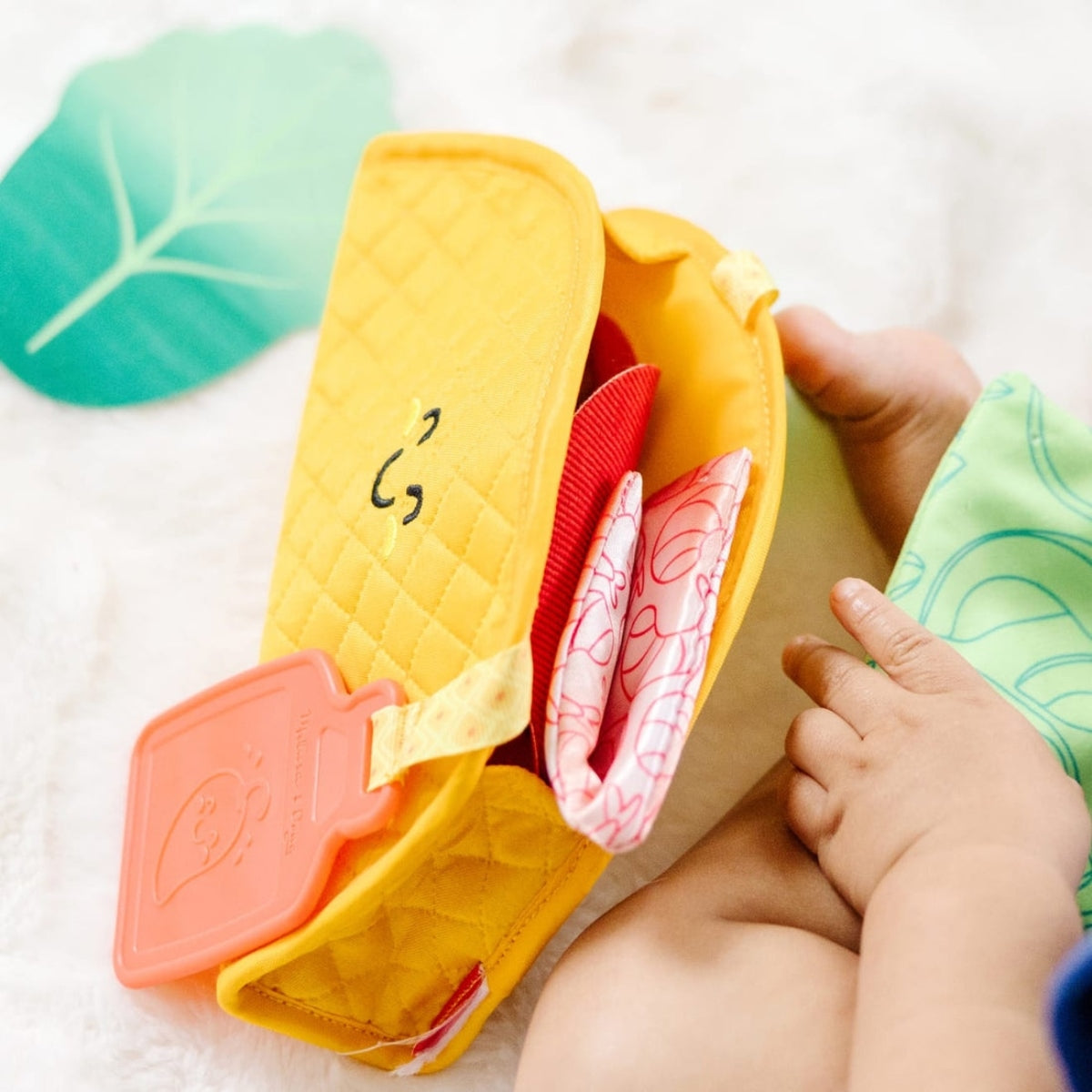 Melissa & Doug Touch & Feel Taco Soft Toy, 6 months+