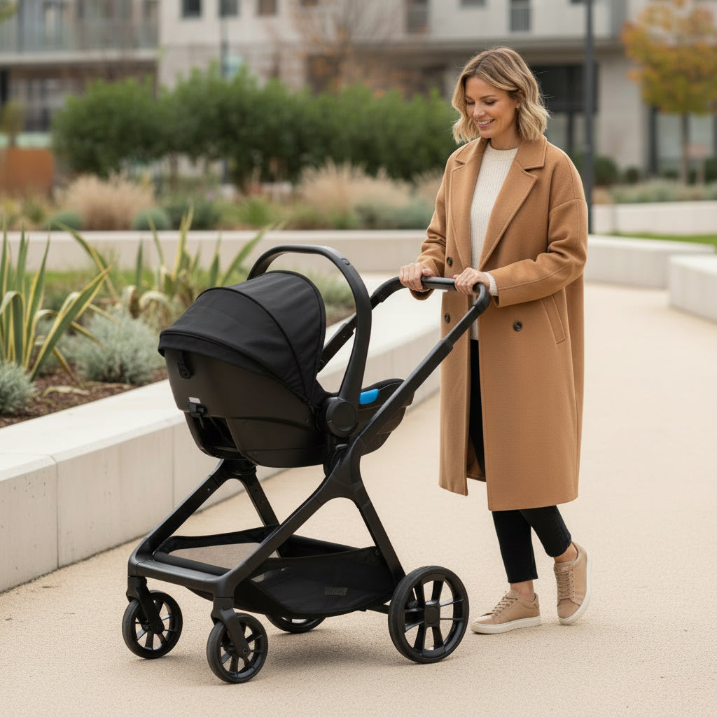 Be Cool Kombo Trio: Pushchair + Carrycot + i-Size Travel Baby Carrier, Be Rock
