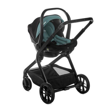 Be Cool Kombo Trio: Pushchair + Carrycot + i-Size Travel Baby Carrier, Be Teal