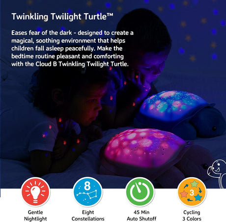 Cloud B Twinkling Twilight Turtle® - Aqua