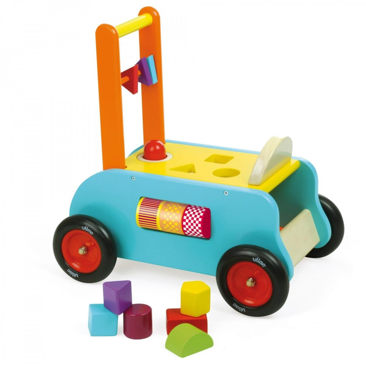 Vilac 3-in-1 Push Along Trolley