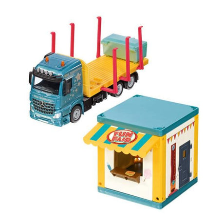 Siku 3562 Mercedes-Benz Mobile Prefabricated House Transporter, 1:50 Scale