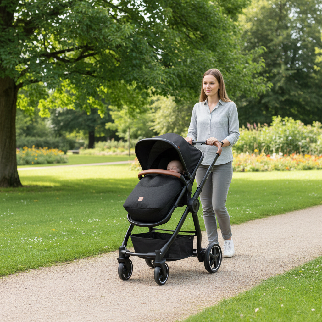 BabyLo Cloud XT 3-in-1 Travel system, Black