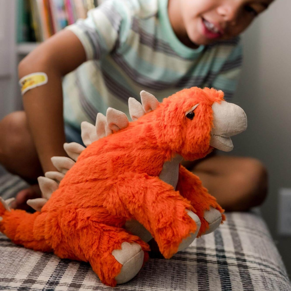 Rainbow Designs Dinoriffic Stegosaurus Textured Soft Toy