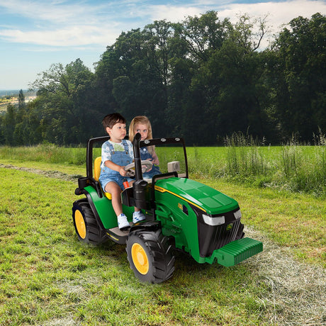 Peg Perego John Deere Dual Force, Two Seater 12 Volt Electric Tractor, 3+ years
