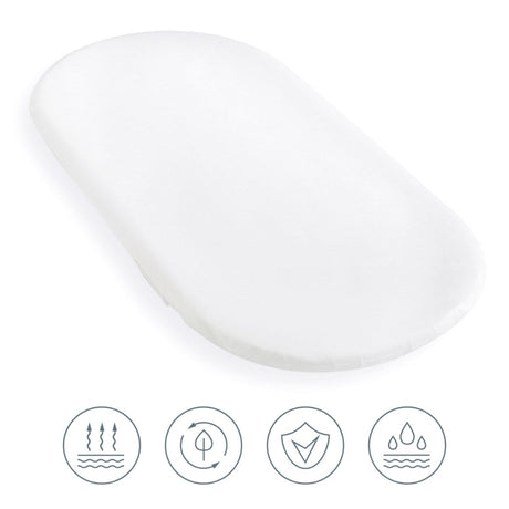 Clair De Lune Hypo-allergenic Moses Basket Mattress 65 x 28cm
