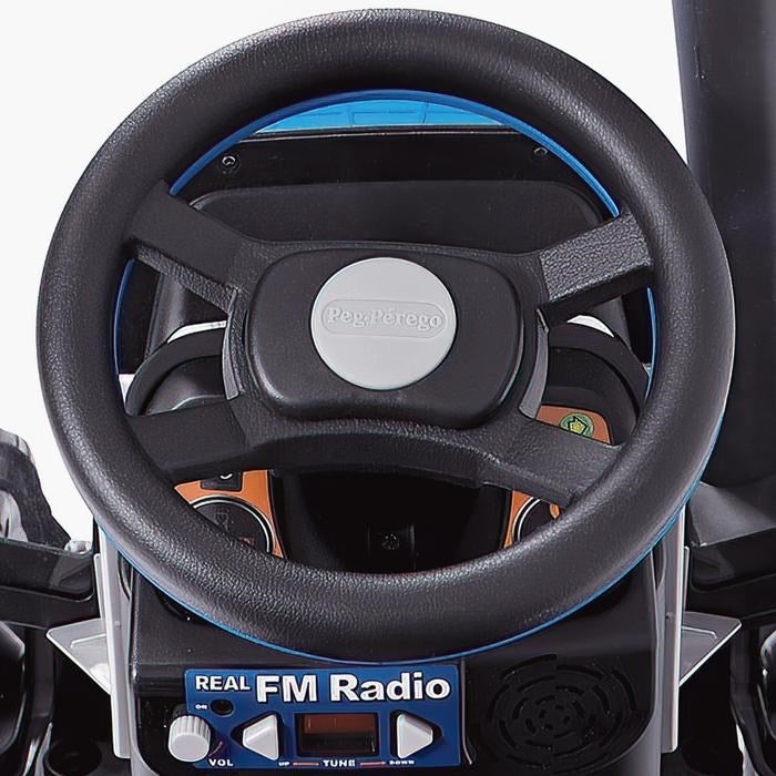 Peg Perego New Holland T8 12V Electric Tractor with Trailer, 3+ years