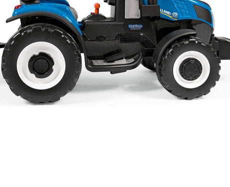 Peg Perego New Holland T8 12V Electric Tractor with Trailer, 3+ years