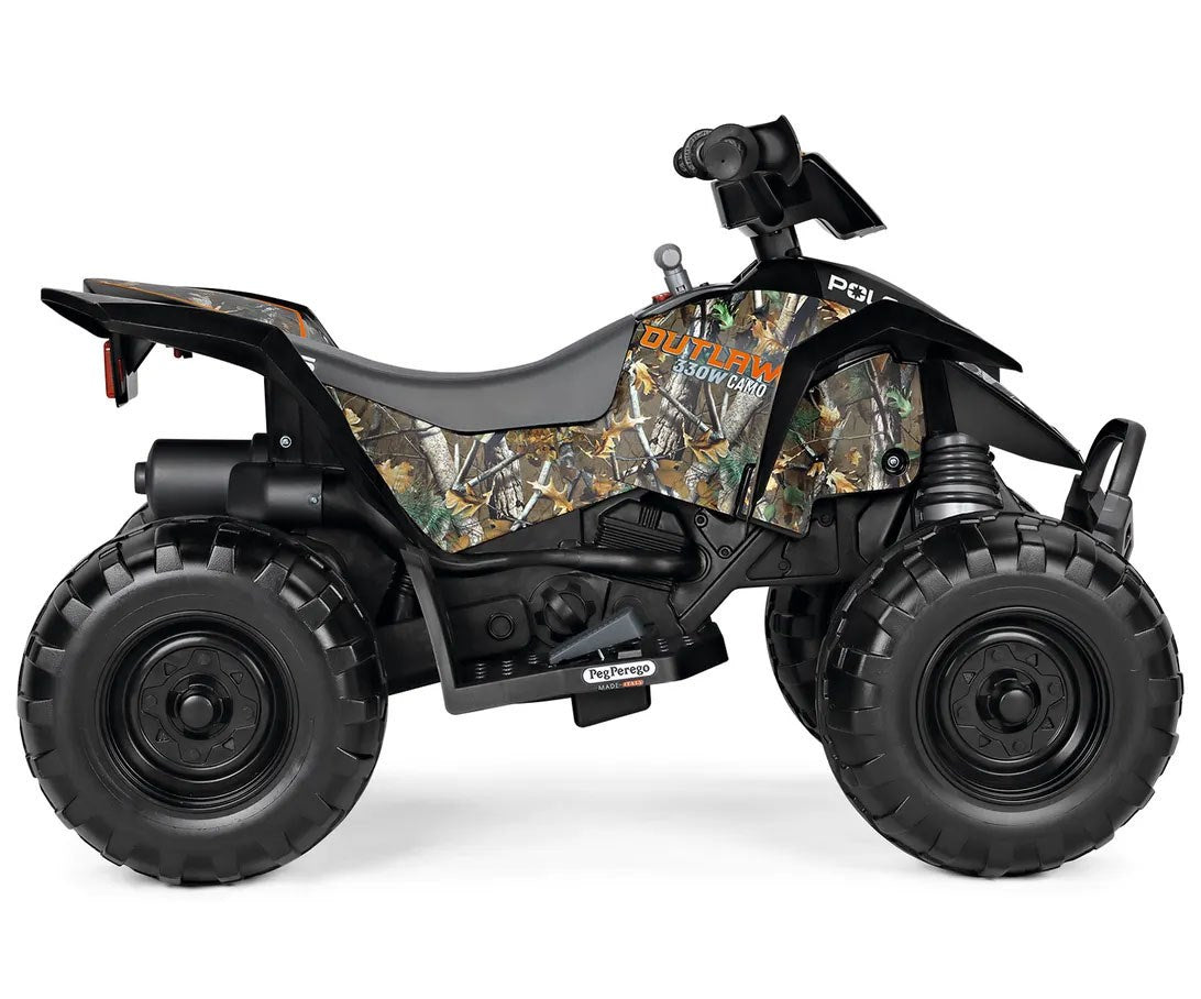 Peg Perego Polaris Outlaw 330W CAMO Electric Quad, From 3 years, 12V