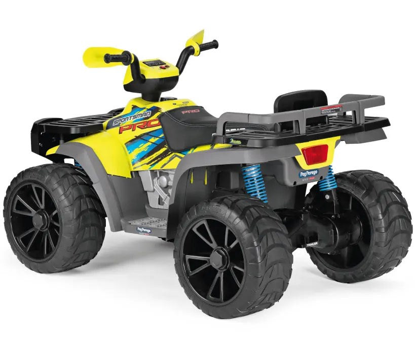 Peg Perego Polaris Sportsman Pro Citrus 24v Electric Quad, 6+ years