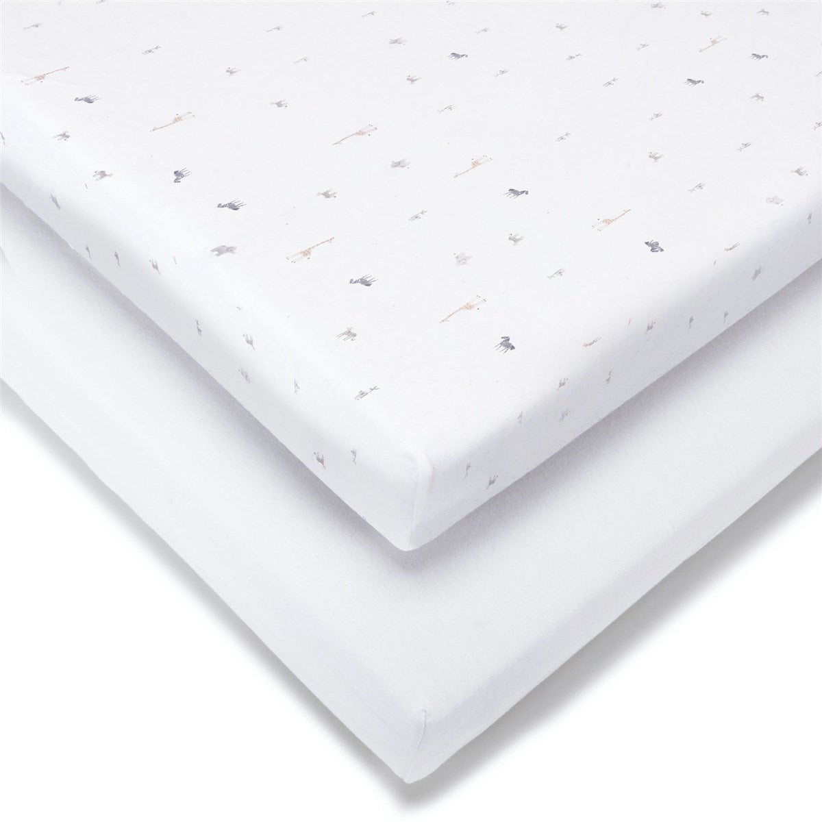 Baby Elegance 2 Pack Jersey Cot Bed Sheets, 140 x 70cm