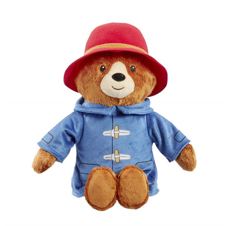 Rainbow Designs Paddington Bear Movie Talking Teddy Bear - Paddington Bear talking toy with 5 Phrases, Red Hat & Blue Duffle Coat - Cuddly Companion for Playtime Adventures