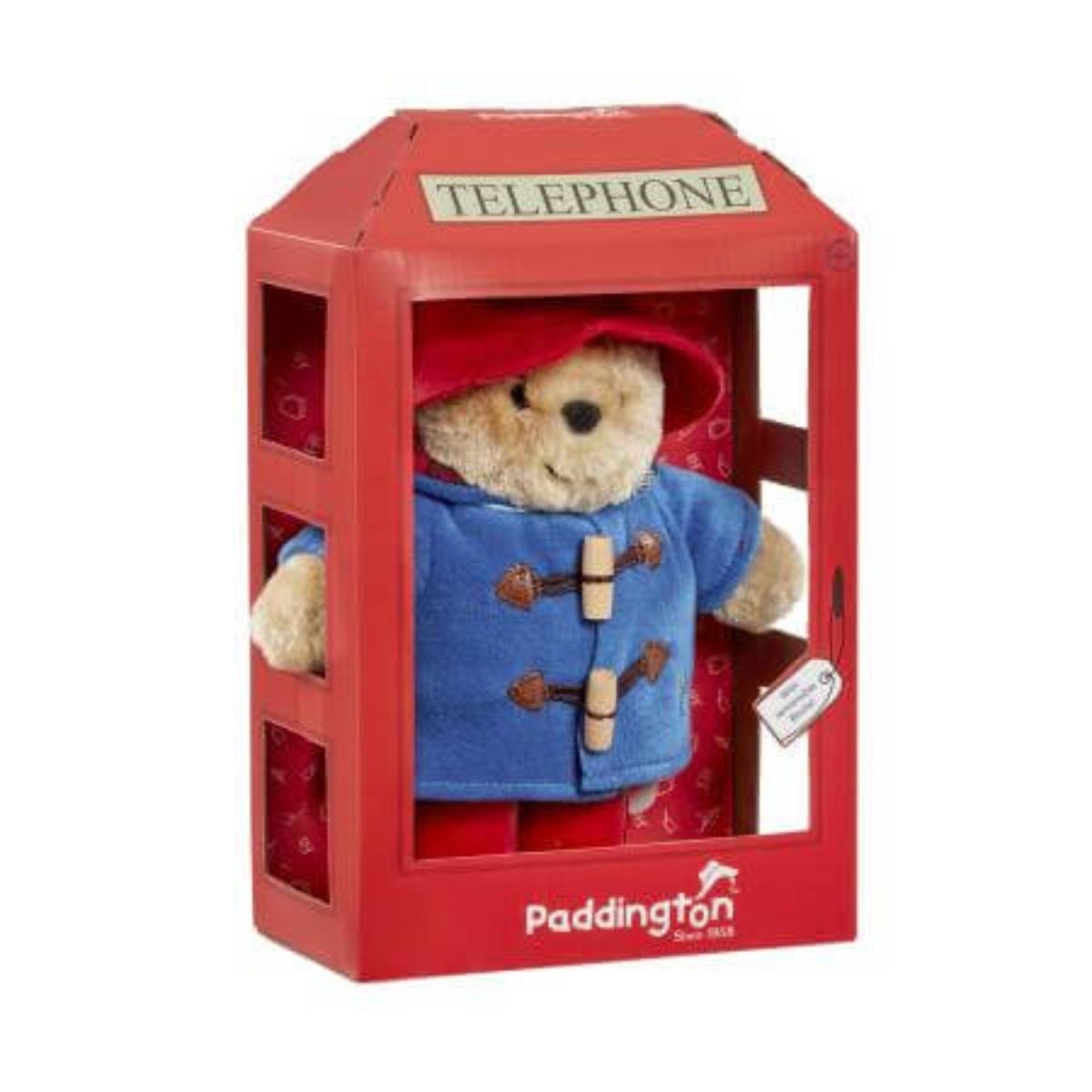 Rainbow Designs Classic Paddington Bear with Boots in Phone Box
