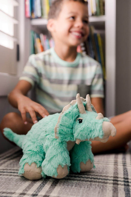 Rainbow Designs Dinoriffic Triceratops Textured Soft Toy