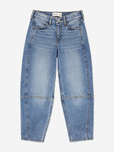 Abercrombie & Fitch Girls High Rise Balloon Jeans in Blue