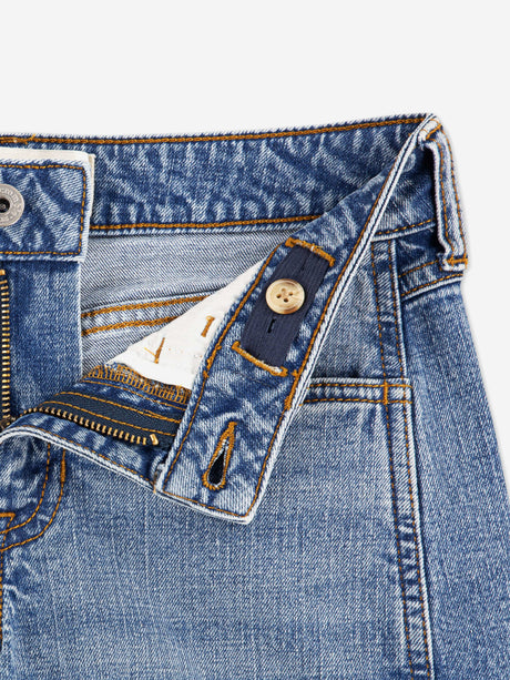 Abercrombie & Fitch Girls High Rise Balloon Jeans in Blue