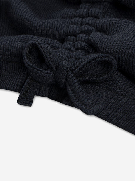 Abercrombie & Fitch Girls Ruched Side Bow T-Shirt in Black