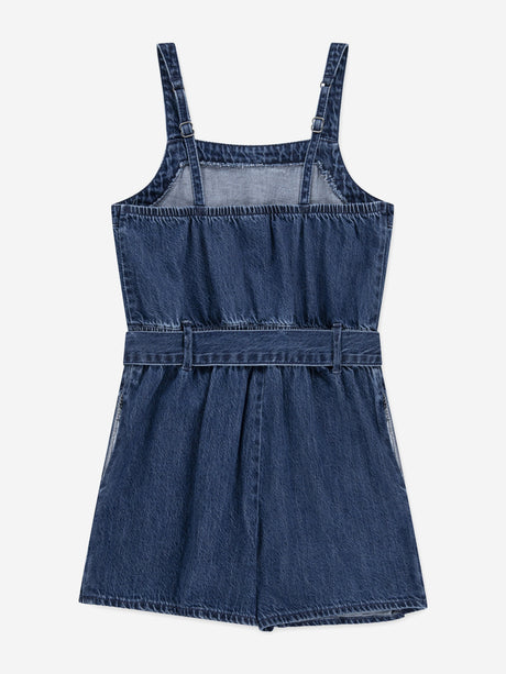 Abercrombie & Fitch Girls Pleated Skort Dress in Blue