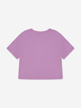 Abercrombie & Fitch Girls New York Crest Boxy T-Shirt in Pink