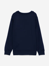 Emporio Armani Boys Logo Sweatshirt in Navy