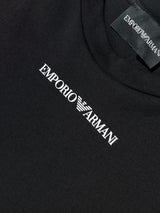 Emporio Armani Boys Logo T-Shirt in Black