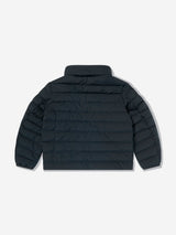 Emporio Armani Boys Down Padded Puffer Jacket in Navy