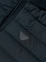 Emporio Armani Boys Down Padded Puffer Jacket in Navy