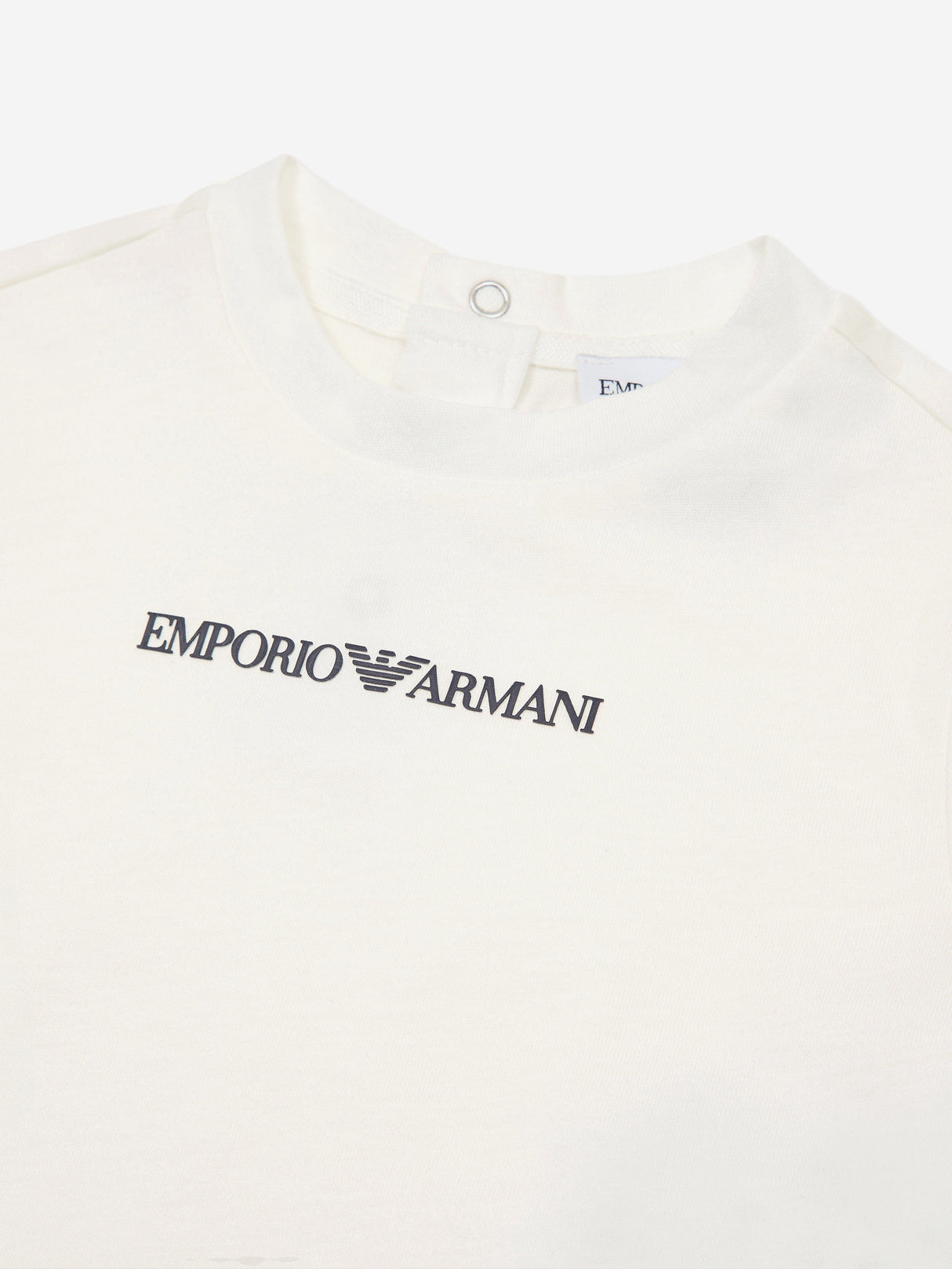 Emporio Armani Baby Boys Essential T-Shirt in White