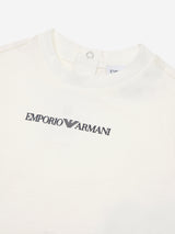 Emporio Armani Baby Boys Essential T-Shirt in White