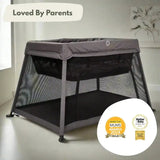 Airpod 3 Travel Cot Includes Newborn Bassinet Insert - Dark Grey