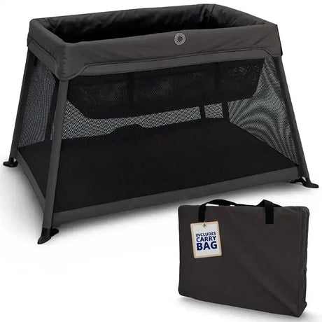 Airpod 3 Travel Cot Includes Newborn Bassinet Insert - Dark Grey