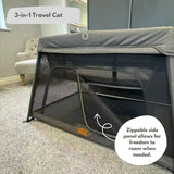 Airpod 3 Travel Cot Includes Newborn Bassinet Insert - Dark Grey