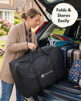 Airpod 3 Travel Cot Includes Newborn Bassinet Insert - Dark Grey