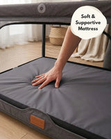 Airpod 3 Travel Cot Includes Newborn Bassinet Insert - Dark Grey