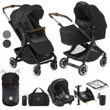 Jane Newel + Carrycot + Koos iSize R1 - 10 Piece Travel System Bundle
