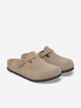 BIRKENSTOCK Kids Boston Clog Sandals in Beige