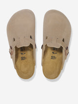 BIRKENSTOCK Kids Boston Clog Sandals in Beige