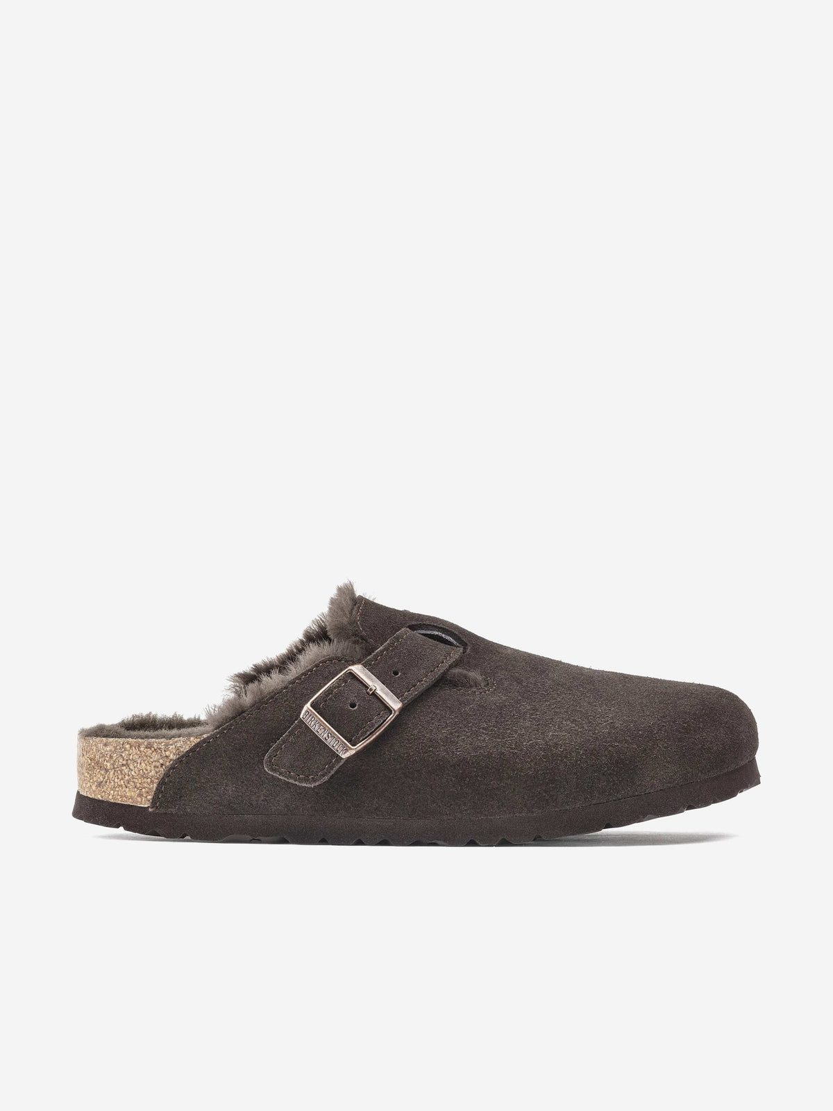 Boston Shearling Suede Clogs