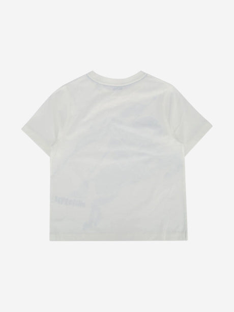 Burberry Kids Cedar Knight T-Shirt in White