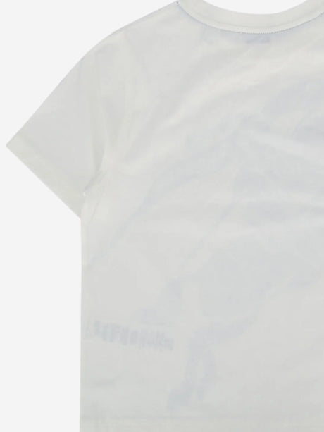 Burberry Kids Cedar Knight T-Shirt in White