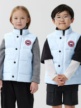 Canada Goose Kids Down Padded Vanier Gilet in Grey