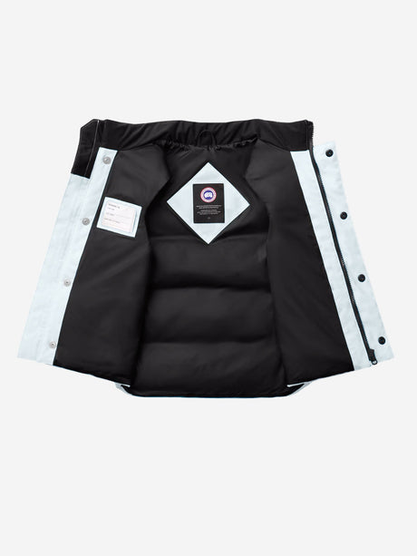 Canada Goose Kids Down Padded Vanier Gilet in Grey