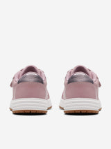 Clarks Girls Leather Urban Solo Trainers in Pink (Standard Fit)